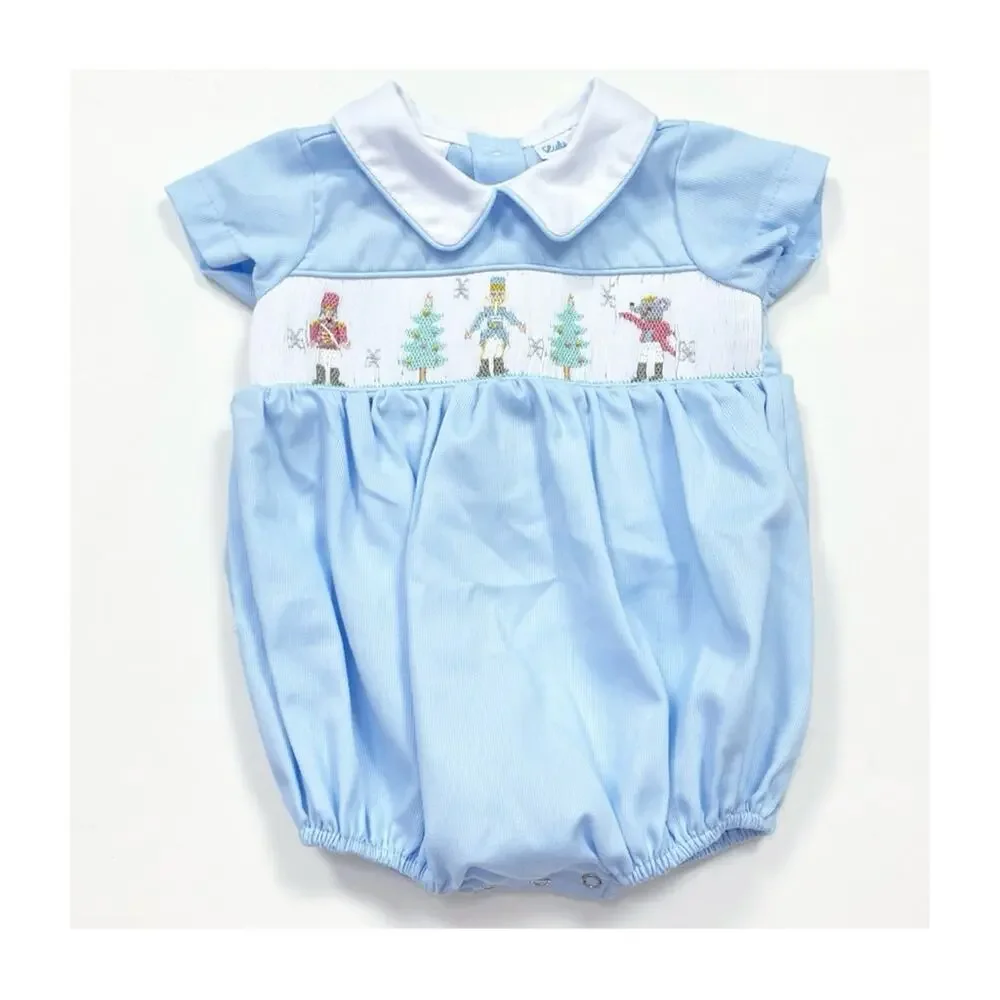 Lulu Bebe Nutcracker Smocked Bubble